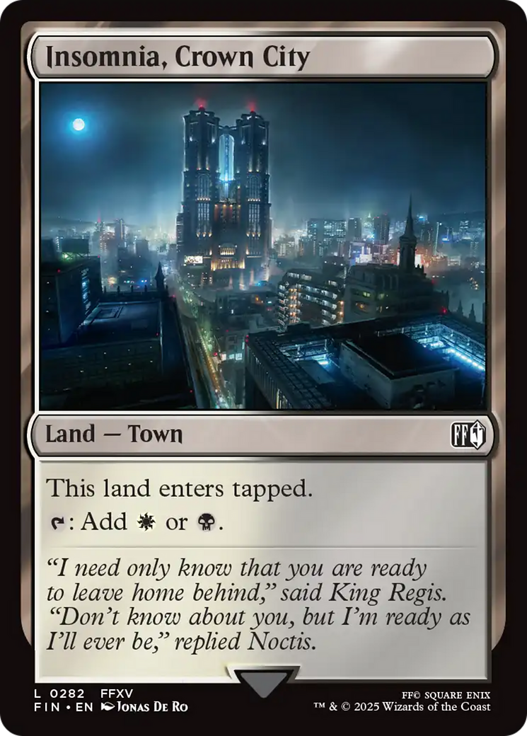 Insomnia, Crown City  (FIN-282) - [FINAL FANTASY] - Trinity Hobby