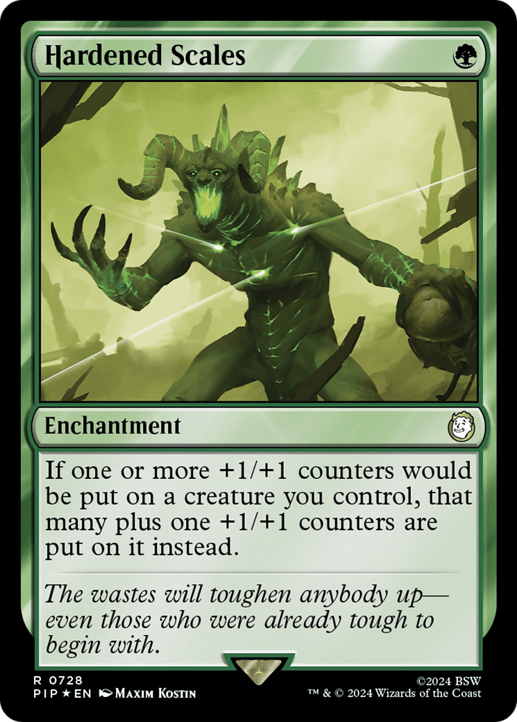 Hardened Scales (Surge Foil) [Fallout] - Trinity Hobby