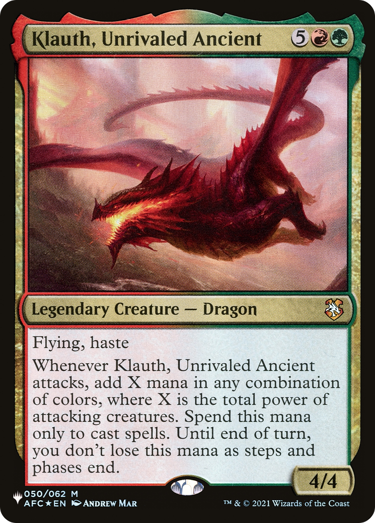 Klauth, Unrivaled Ancient [The List] - Trinity Hobby