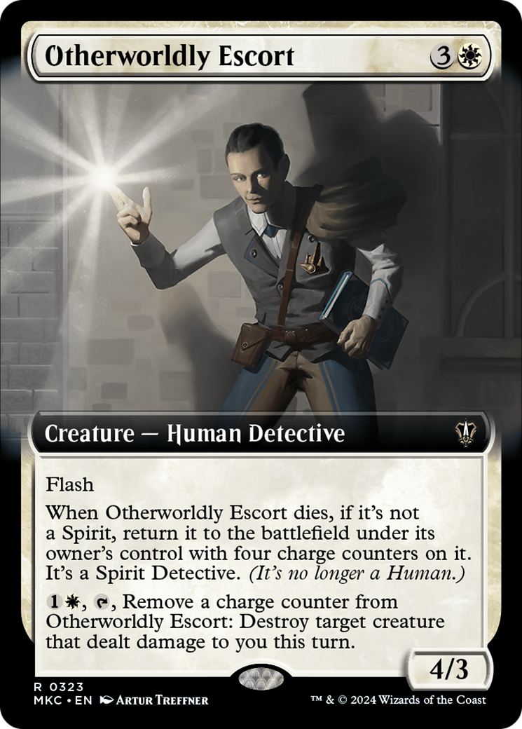 Otherworldly Escort (Extended Art) [Murders at Karlov Manor Commander] - Trinity Hobby