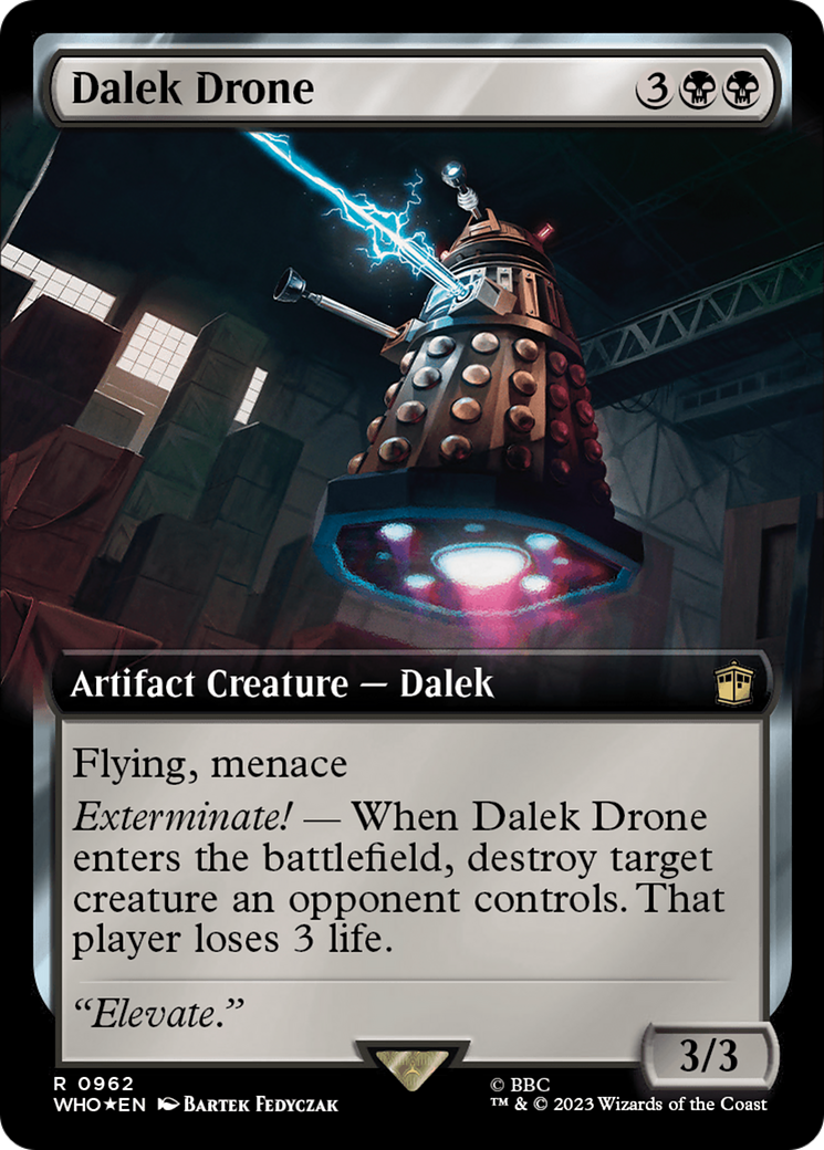 Dalek Drone (Extended Art) (Surge Foil) [Doctor Who] - Trinity Hobby