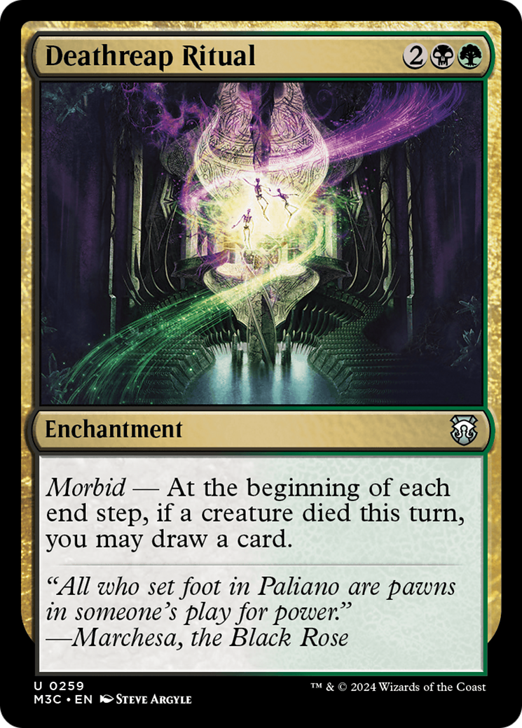 Deathreap Ritual  [Foil]  (M3C-259) - [Modern Horizons 3 Commander] - Trinity Hobby
