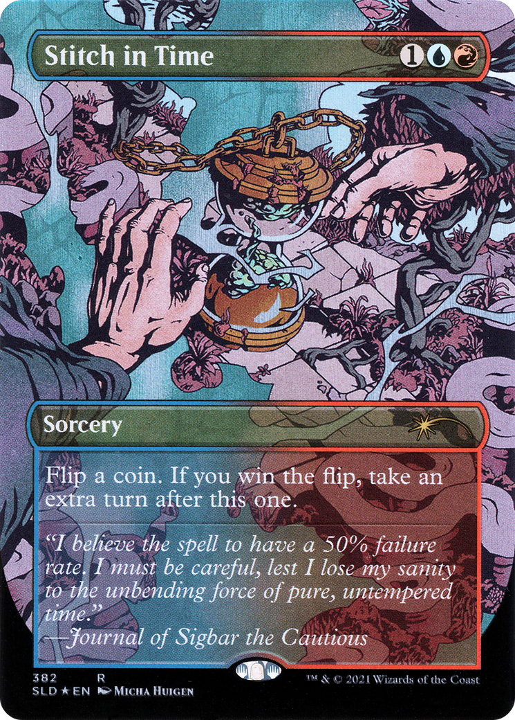 Stitch in Time // Stitch in Time (Borderless) [Secret Lair Drop Series] - Trinity Hobby