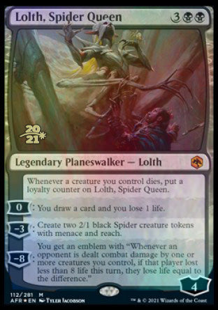 Lolth, Spider Queen [Dungeons & Dragons: Adventures in the Forgotten Realms Prerelease Promos] - Trinity Hobby