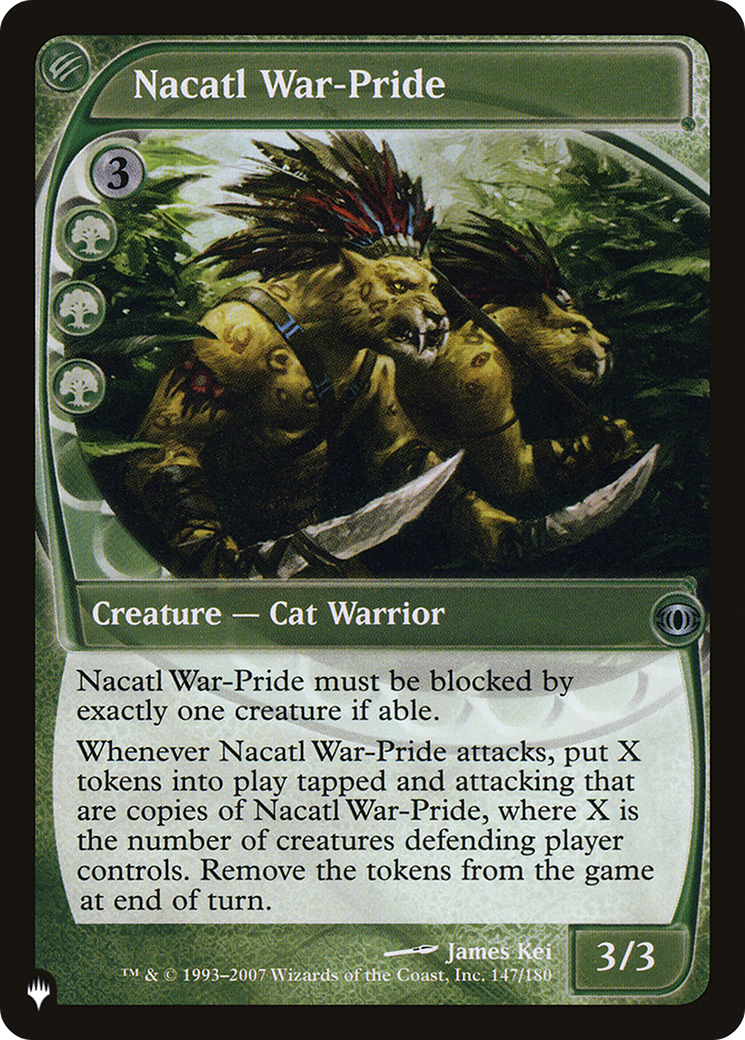 Nacatl War-Pride [The List] - Trinity Hobby