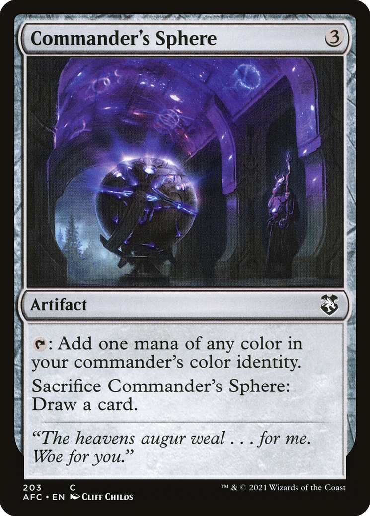Commander's Sphere [Dungeons & Dragons: Adventures in the Forgotten Realms Commander] - Trinity Hobby