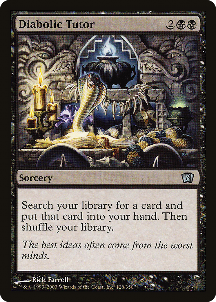 Diabolic Tutor [Eighth Edition] - Trinity Hobby