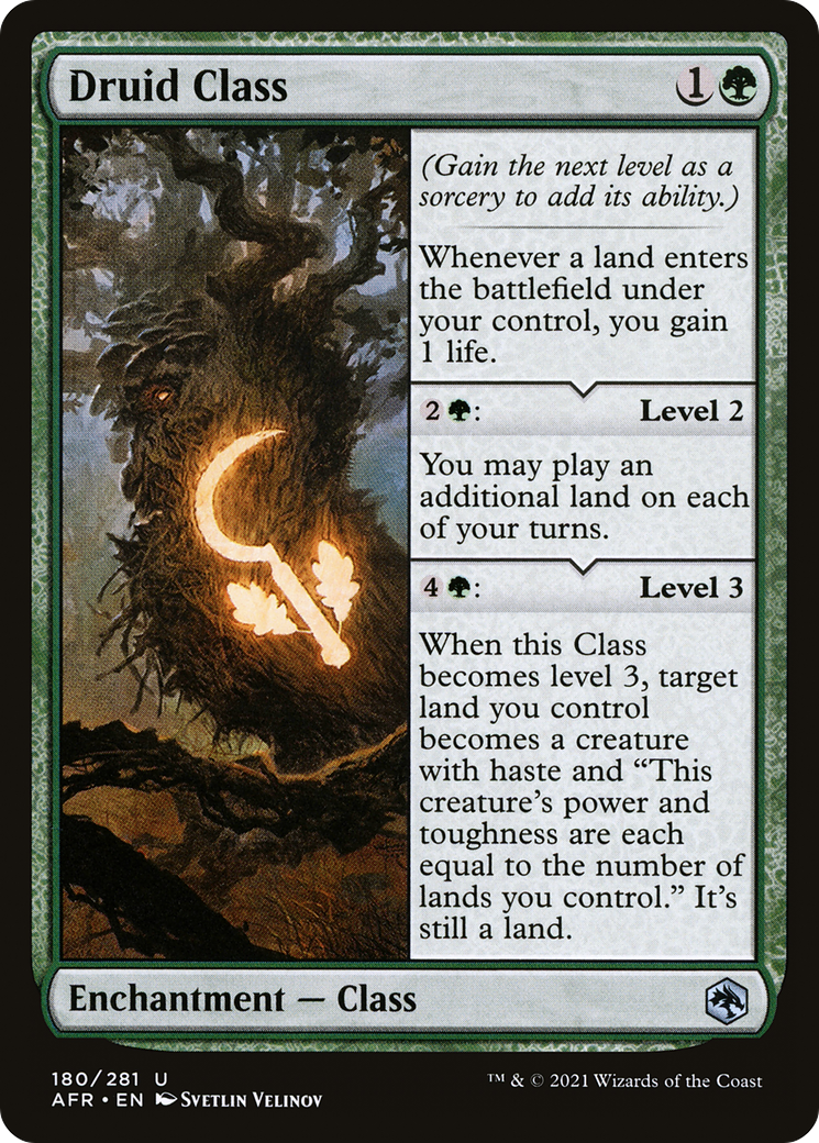 Classe Druide [Donjons &amp; Dragons : Aventures dans les Royaumes Oubliés] 