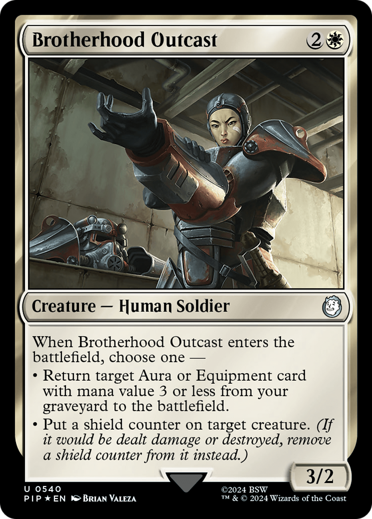 Brotherhood Outcast (Surge Foil) [Fallout] - Trinity Hobby