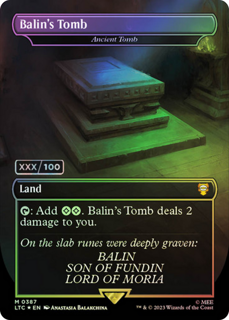 Balin's Tomb - Ancient Tomb (Serialized) [The Lord of the Rings: Tales of Middle-Earth Commander] - Trinity Hobby
