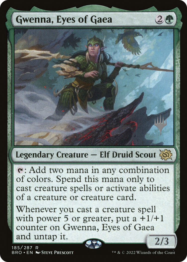Gwenna, Eyes of Gaea (Promo Pack) [The Brothers' War Promos] - Trinity Hobby