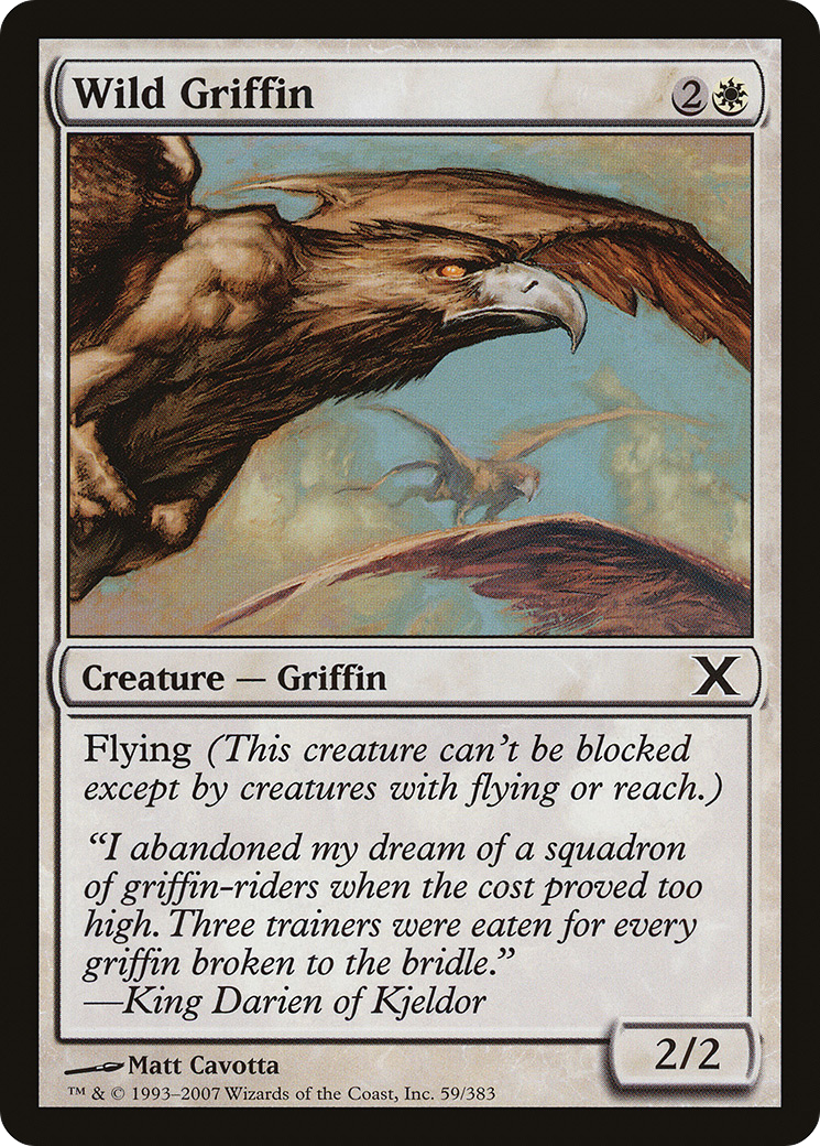 Wild Griffin  (10E-059) - [Tenth Edition] - Trinity Hobby