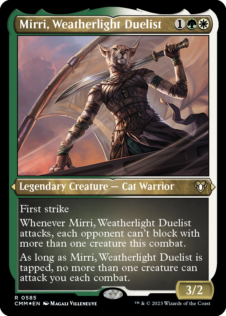 Mirri, Weatherlight Duelist (Foil Etched) [Commander Masters] - Trinity Hobby