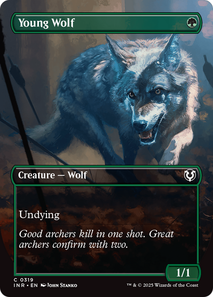 Young Wolf (Borderless) [Innistrad Remastered] - Trinity Hobby