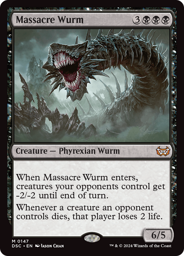 Massacre Wurm [Duskmourn: House of Horror Commander] - Trinity Hobby