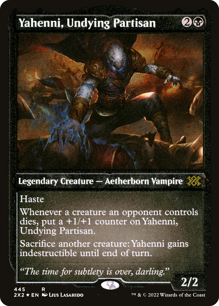 Yahenni, Undying Partisan (Foil Etched)  [Foil]  (2X2-445) - [Double Masters 2022] - Trinity Hobby
