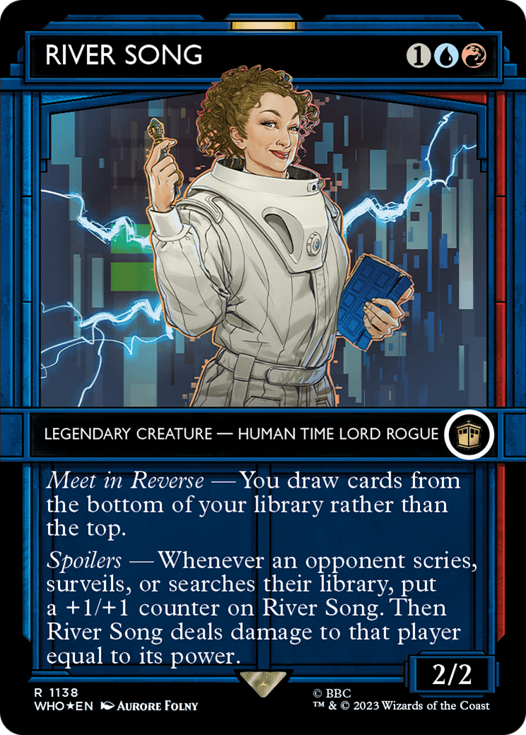 RIVER SONG (Showcase) (Surge Foil) [Doctor Who] - Trinity Hobby