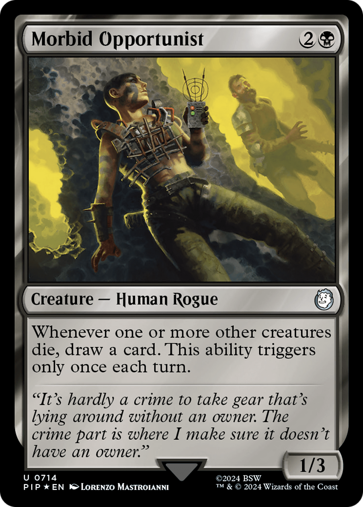 Morbid Opportunist (Surge Foil) [Fallout] - Trinity Hobby