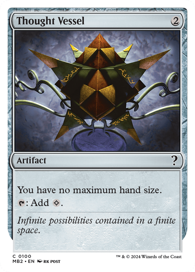 Thought Vessel (White Border) [Mystery Booster 2] - Trinity Hobby