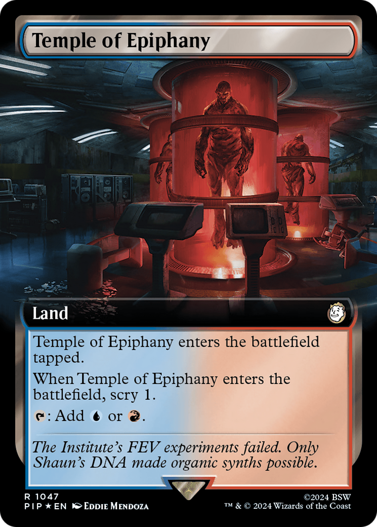 Temple of Epiphany (Extended Art) (Surge Foil) [Fallout] - Trinity Hobby