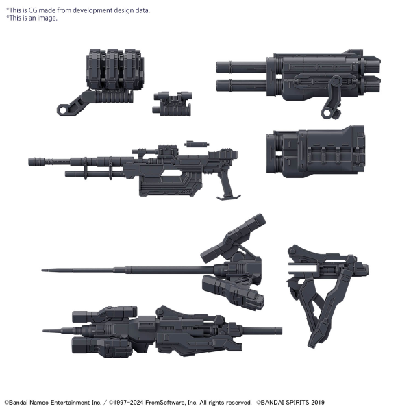 30MM OPTION PARTS SET ARMORED CORE VI FIRES OF RUBICON WEAPON SET 02 - Trinity Hobby