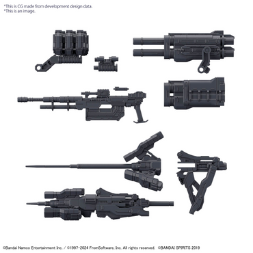 [Pre-Order] 30MM OPTION PARTS SET ARMORED CORE VI FIRES OF RUBICON WEAPON SET 02 (ETA MID FEB 2024)