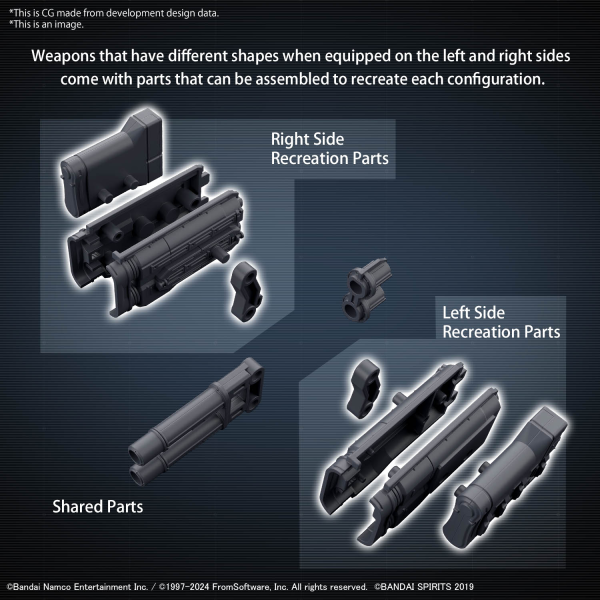 30MM OPTION PARTS SET ARMORED CORE VI FIRES OF RUBICON WEAPON SET 02 - Trinity Hobby