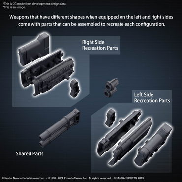 [Pre-Order] 30MM OPTION PARTS SET ARMORED CORE VI FIRES OF RUBICON WEAPON SET 02 (ETA MID FEB 2024)