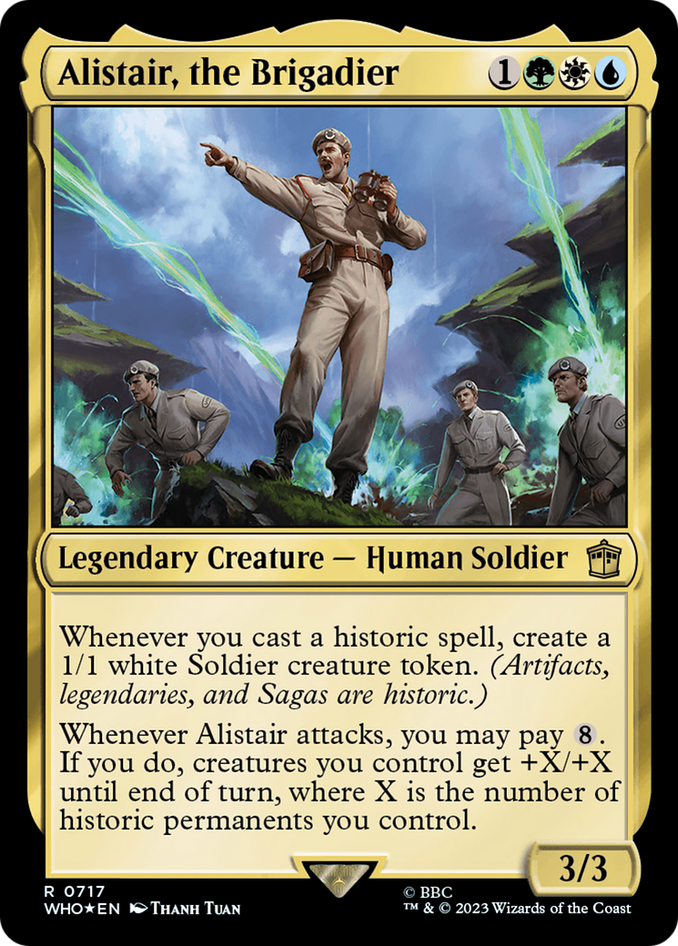 Alistair, the Brigadier (Surge Foil) [Doctor Who] - Trinity Hobby