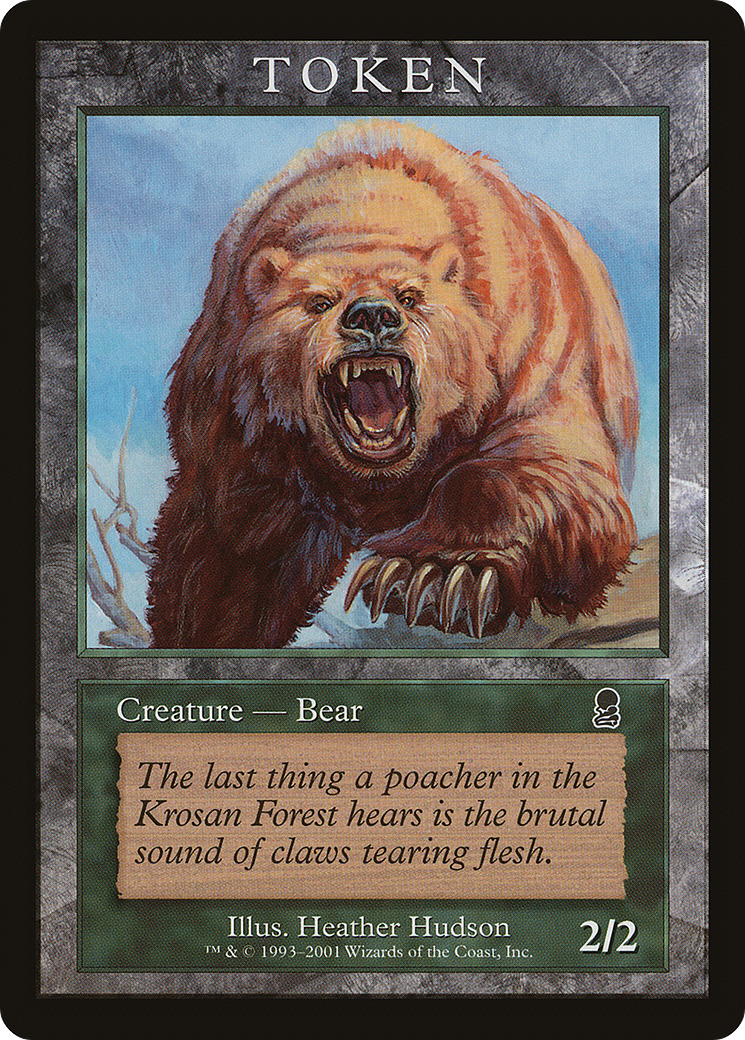 Bear Token [Magic Player Rewards 2001] - Trinity Hobby