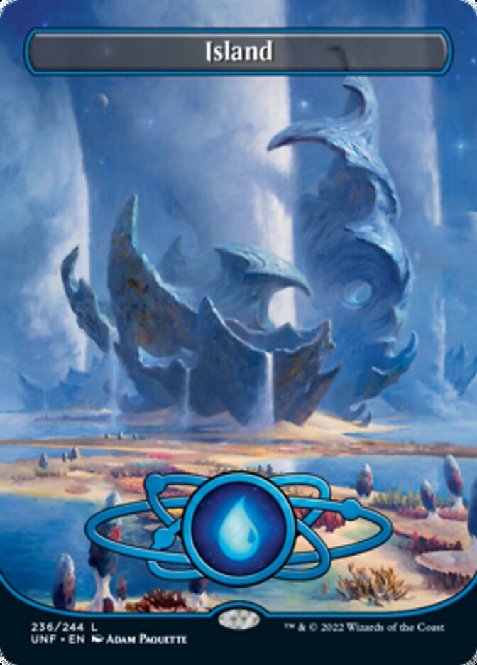 Island (236) (Planetary Space-ic Land) [Unfinity] - Trinity Hobby