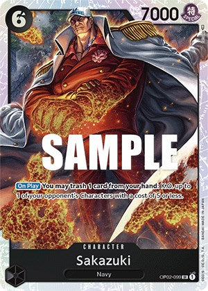 Sakazuki (OP02-099) - [Paramount War] Foil - Trinity Hobby