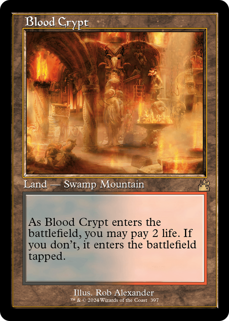 Blood Crypt (Retro) [Ravnica Remastered] - Trinity Hobby