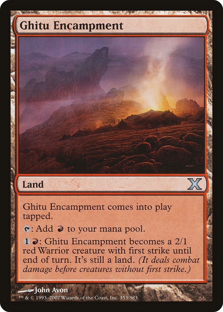 Ghitu Encampment  (10E-353) - [Tenth Edition] - Trinity Hobby