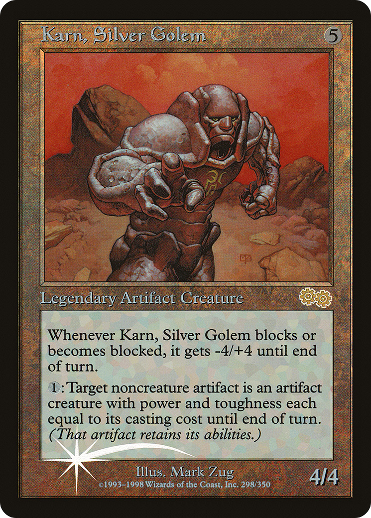 Karn, Golem d'argent [Ligue Arena 1999] 