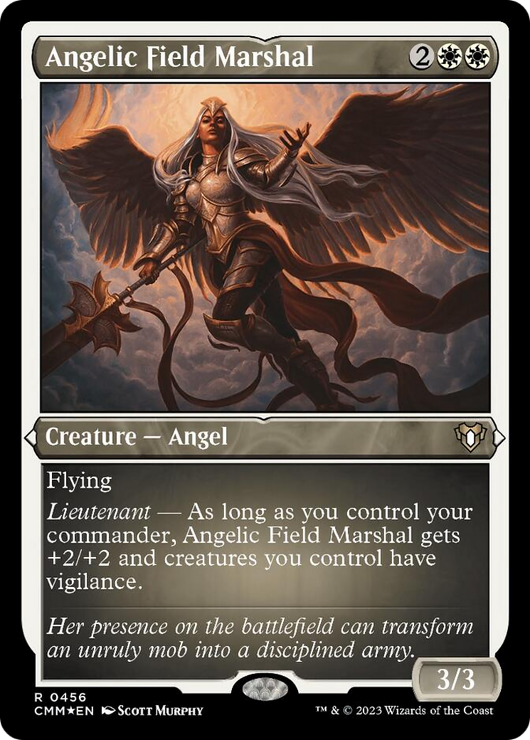Angelic Field Marshal (Foil Etched) [Commander Masters] - Trinity Hobby