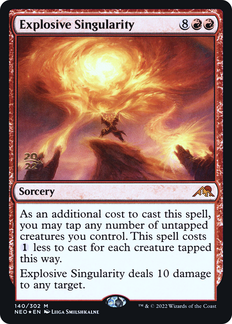 Singularité explosive [Promotions avant-première de Kamigawa: Neon Dynasty] 
