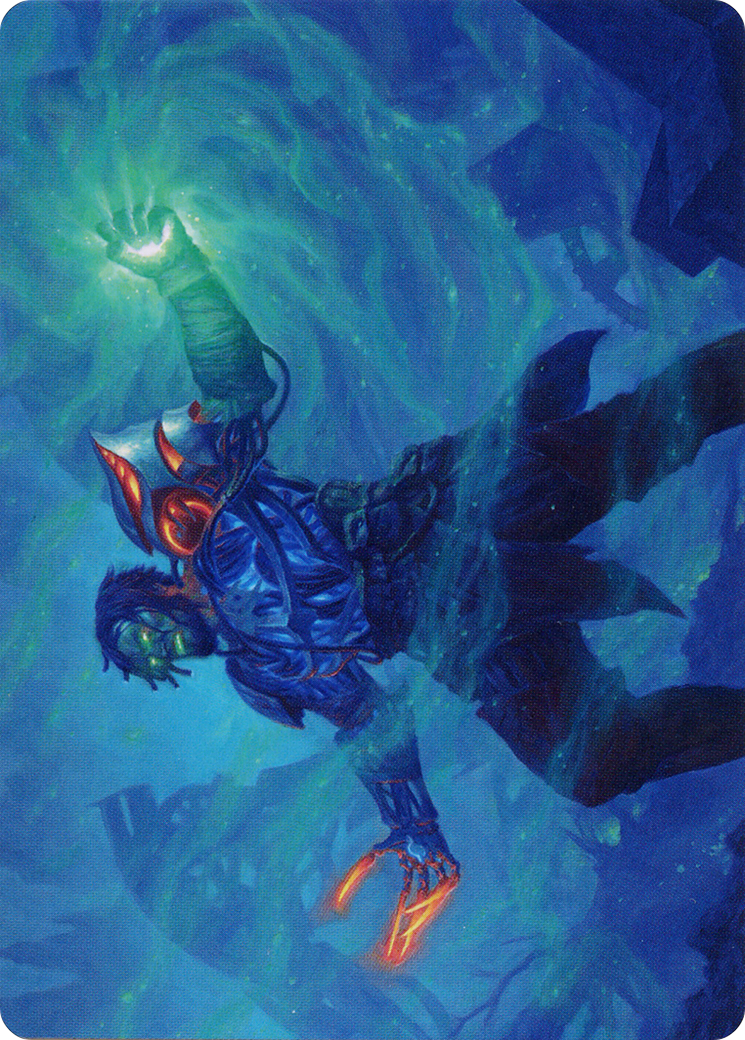 Mishra, Claimed by Gix Art Card  (ASBRO-037) - [The Brothers' War Art Series] (Borderless) - Trinity Hobby