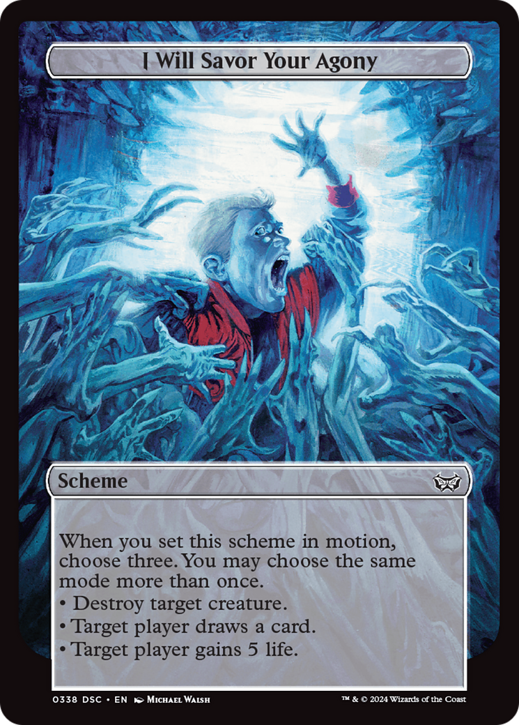 I Will Savor Your Agony (Full Art) [Duskmourn: Archenemy] - Trinity Hobby