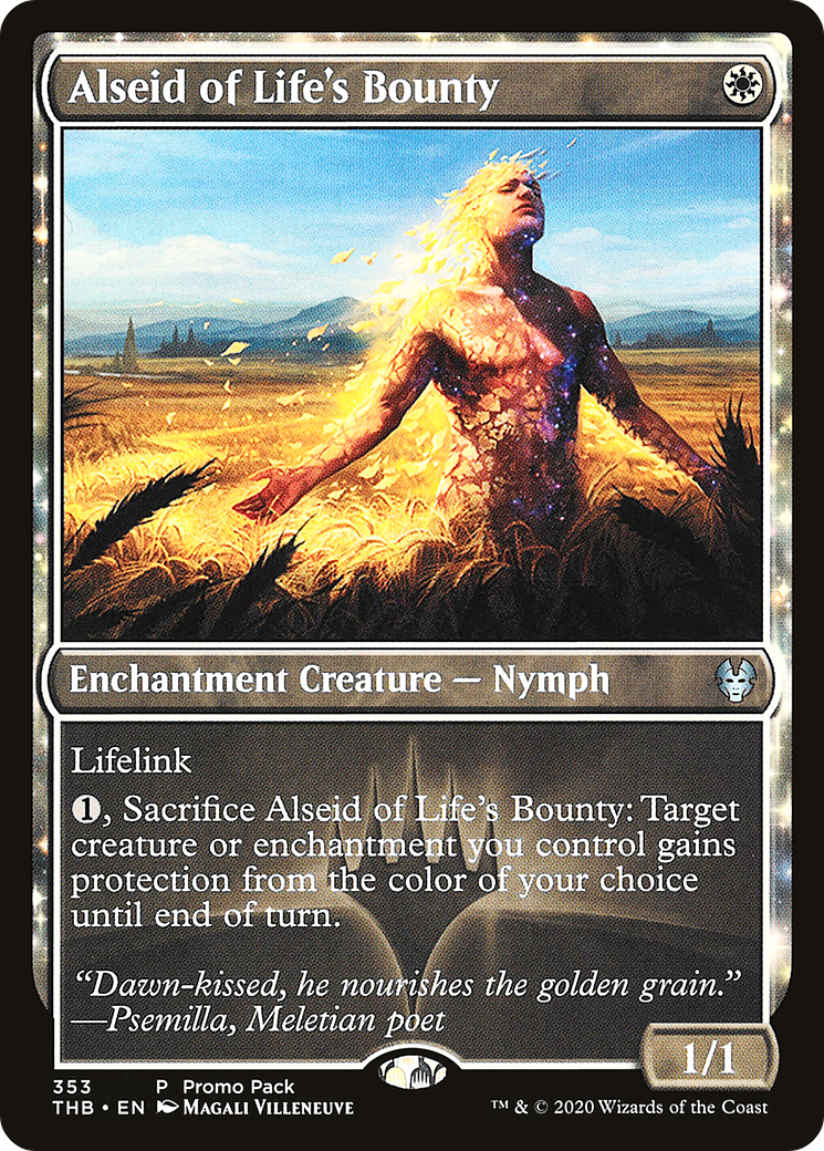 Alseid of Life's Bounty (Promo Pack) [Theros Beyond Death Promos] - Trinity Hobby