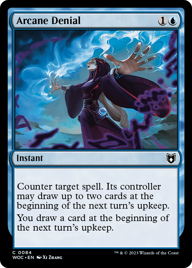 Arcane Denial [Wilds of Eldraine Commander] - Trinity Hobby