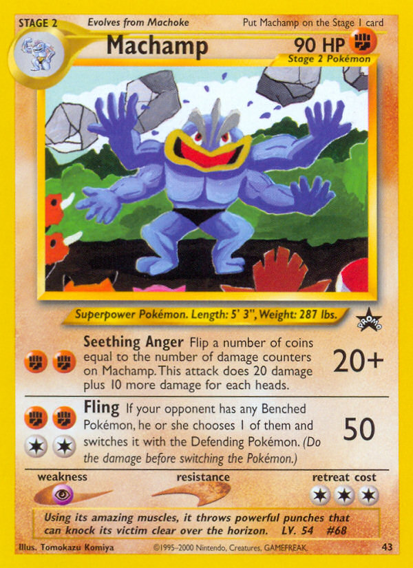 Machamp (43) [Wizards of the Coast: Black Star Promos] - Trinity Hobby