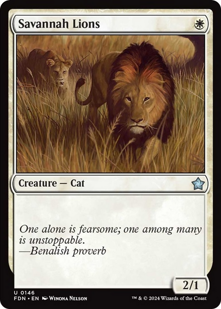 Savannah Lions [Foundations] - Trinity Hobby