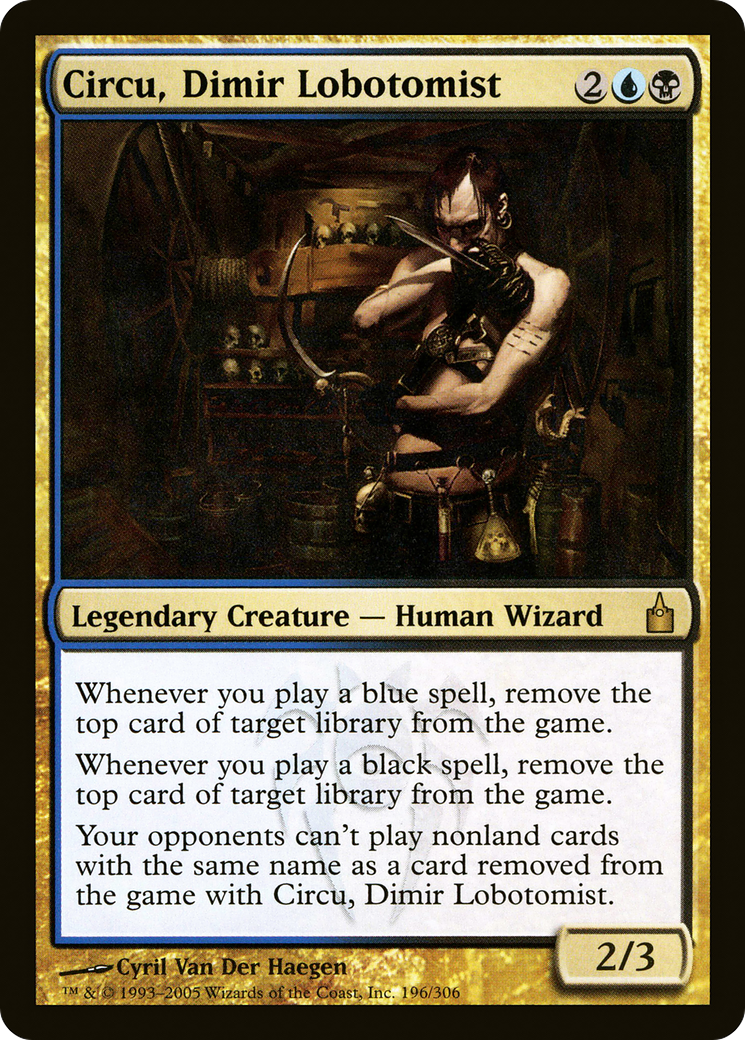 Circu, Dimir Lobotomist [Ravnica: City of Guilds] - Trinity Hobby