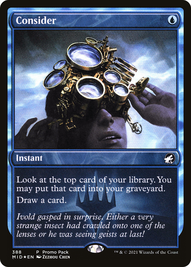 Consider (Promo Pack) [Innistrad: Midnight Hunt Promos] - Trinity Hobby