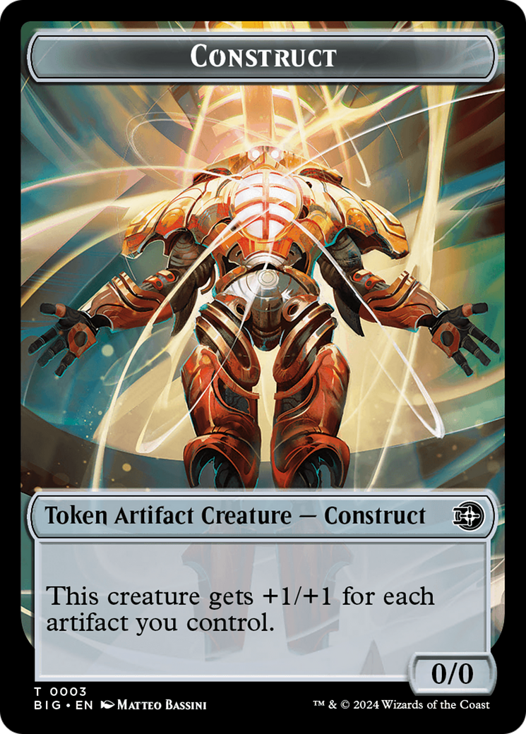 Construct Token [Outlaws of Thunder Junction: The Big Score Tokens] - Trinity Hobby