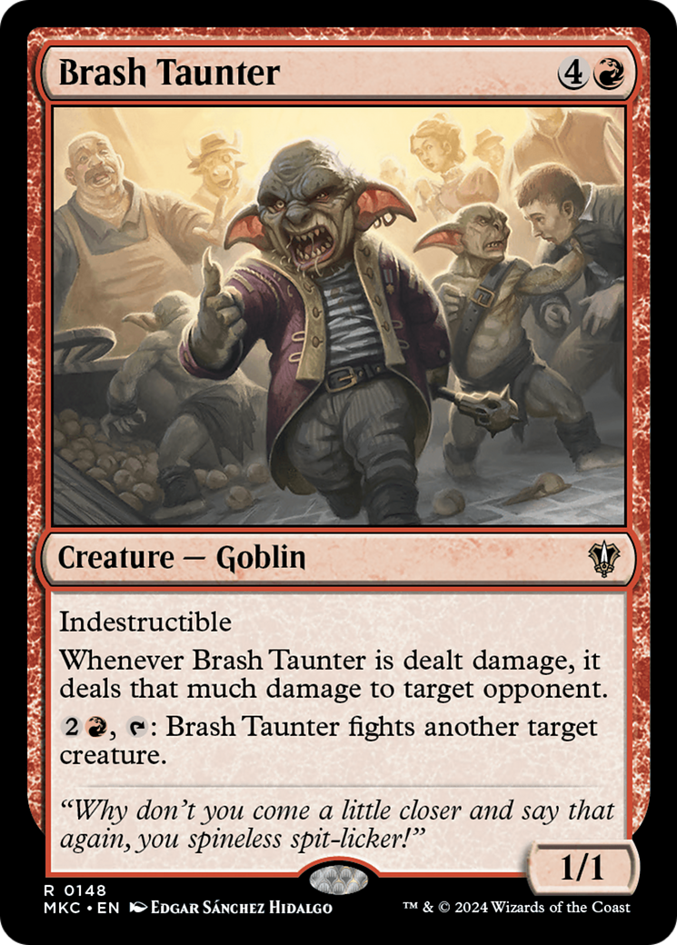 Brash Taunter [Murders at Karlov Manor Commander] - Trinity Hobby