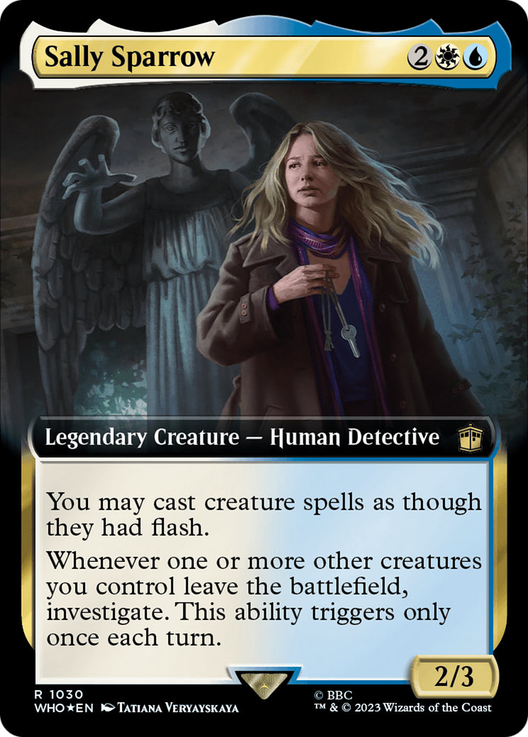 Sally Sparrow (Extended Art) (Surge Foil) [Doctor Who] - Trinity Hobby