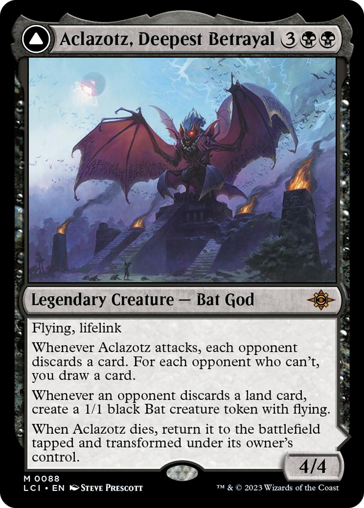 Aclazotz, Deepest Betrayal // Temple of the Dead [The Lost Caverns of Ixalan] - Trinity Hobby