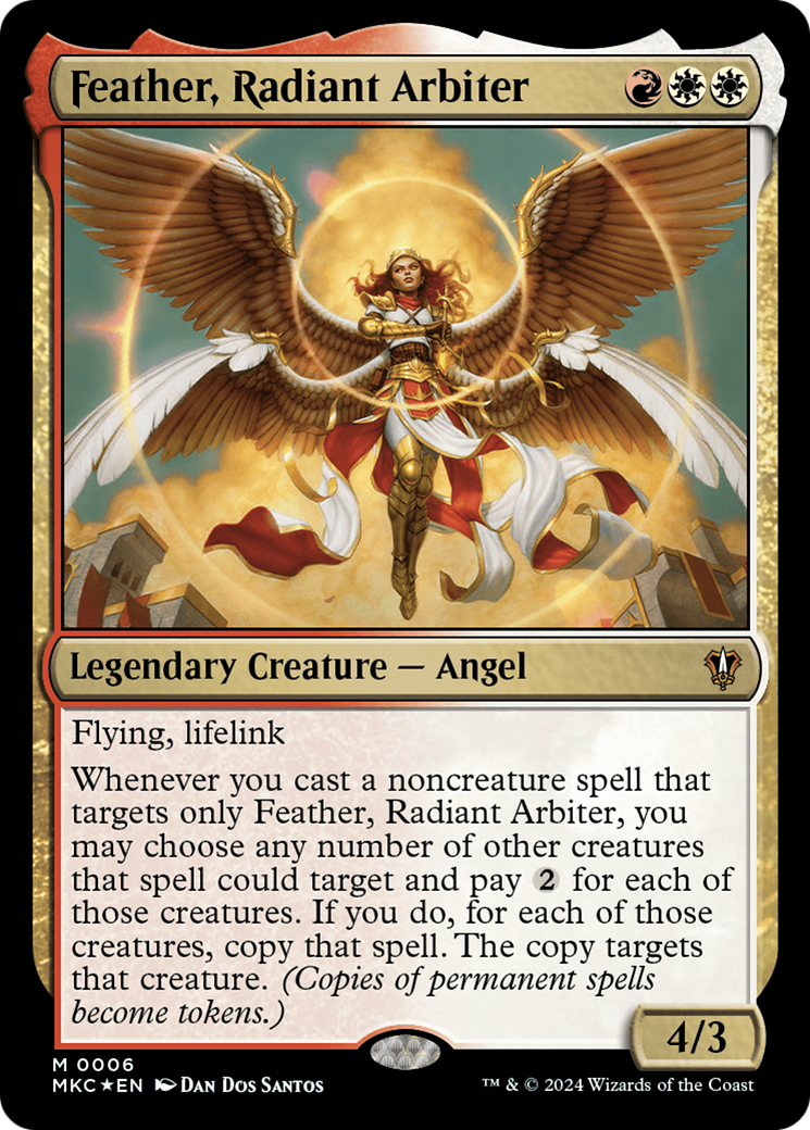 Feather, Radiant Arbiter [Murders at Karlov Manor Commander] - Trinity Hobby